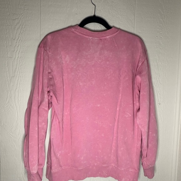 Barbie Pink Tie Dye Crew Sweatshirt Large - Picture 2 of 3